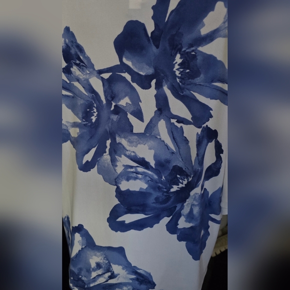 Stunning Cold Shoulder Floral Top From INC International Concepts, New, Sz XXL - Picture 7 of 10